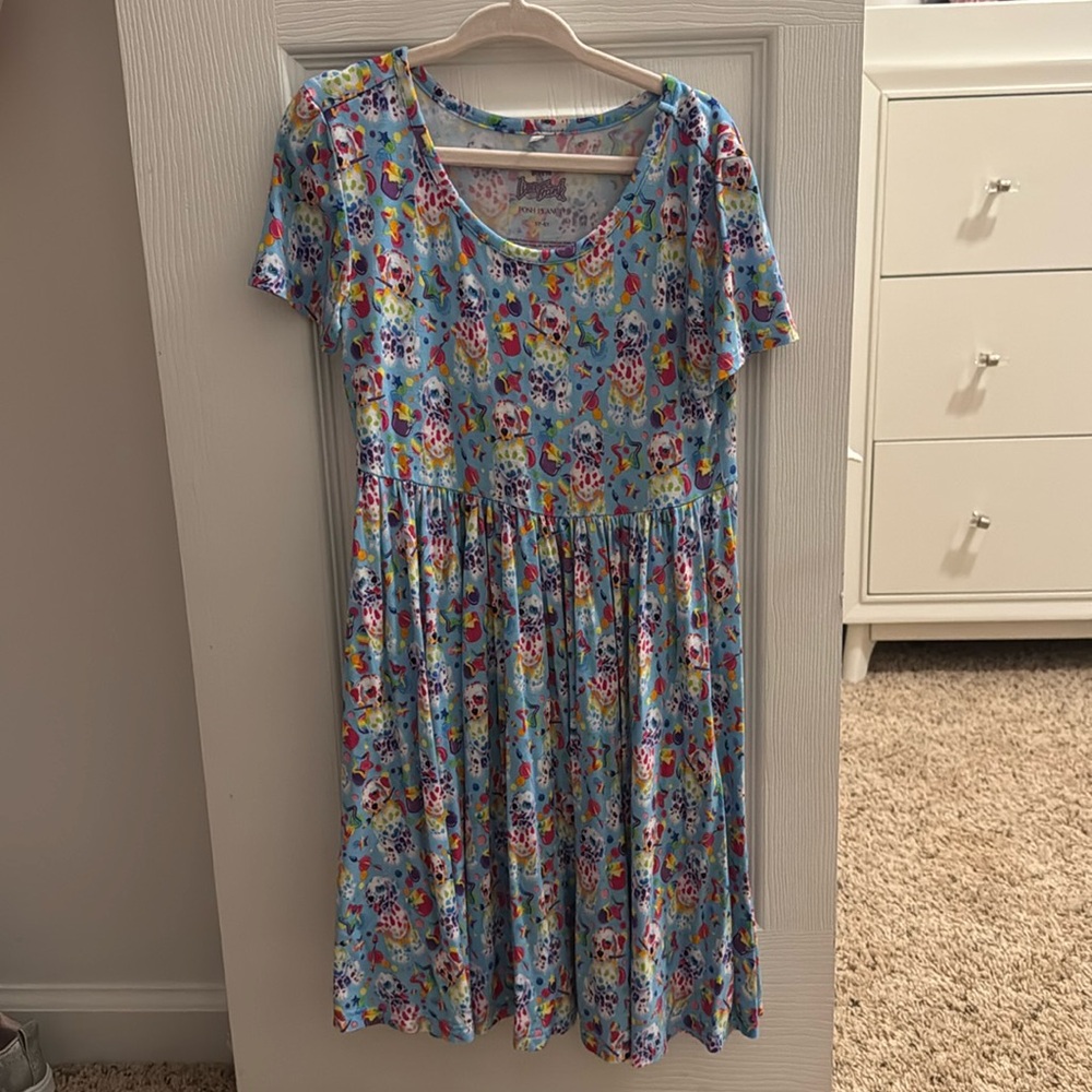 Posh Peanut x Lisa Frank Twirl Dress “Spotty & Dotty” 5T-6T (Good Condition)